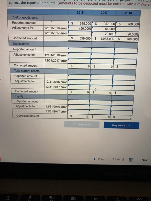 Solved For Year Ended (a) Cost Of Goods Sold (b) Net Income | Chegg.com