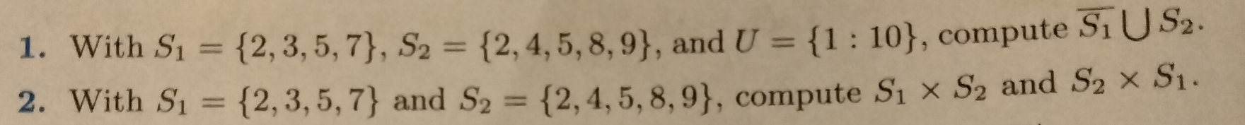 s 1 2 3 5