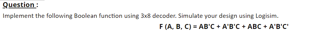 Solved Digital Logic Design please can someone help asap? i | Chegg.com