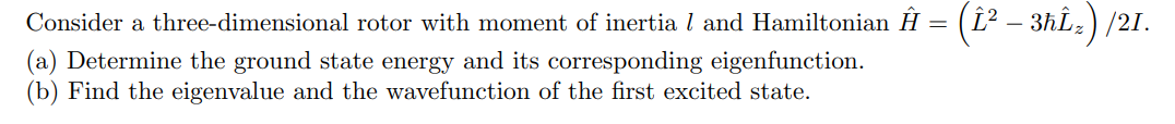 Solved Quantum Mechanics Problem. Solve The Following | Chegg.com