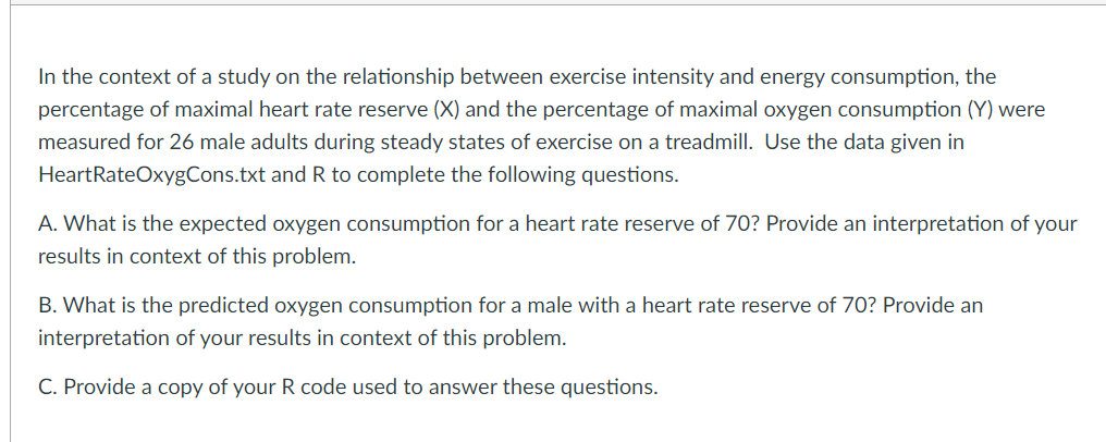 Solved In the context of a study on the relationship between | Chegg.com