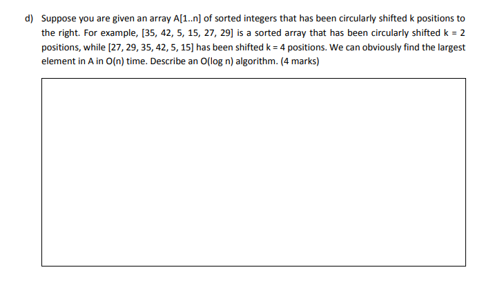 solved-a-find-the-frequency-of-each-element-in-a-sorted-chegg