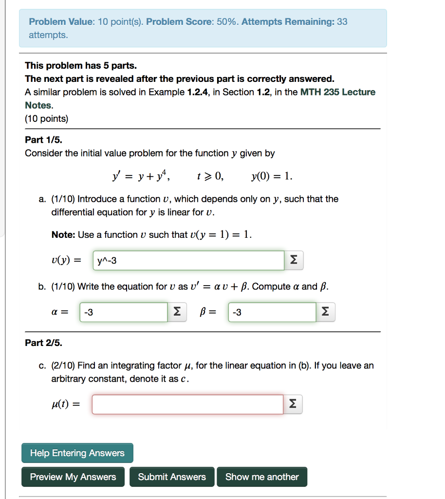 Solved Problem Value: 10 point(s). Problem Score: 50%. | Chegg.com