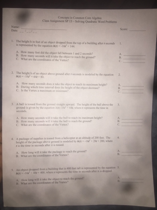 common core algebra step functions homework answer key