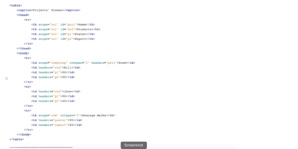 Solved Question 30 1 points Save Answer Which HTML5 mark-up | Chegg.com