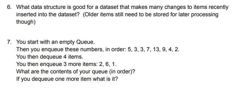 Solved Java Data Structures and Algorithms. Answer | Chegg.com