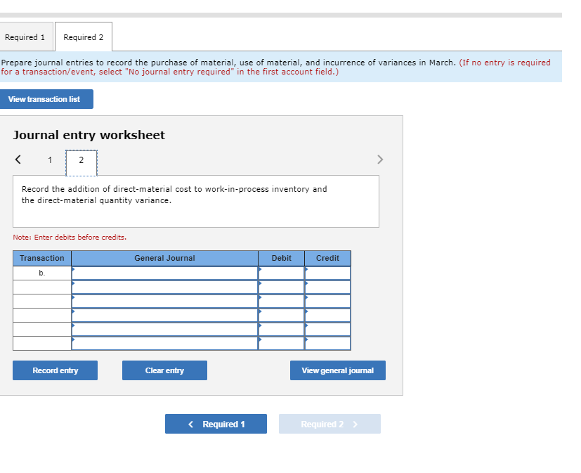 Solved Problem 1046 DirectMaterial Variances; Journal
