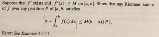 Solved Real Analysis: This problem is in the section, | Chegg.com