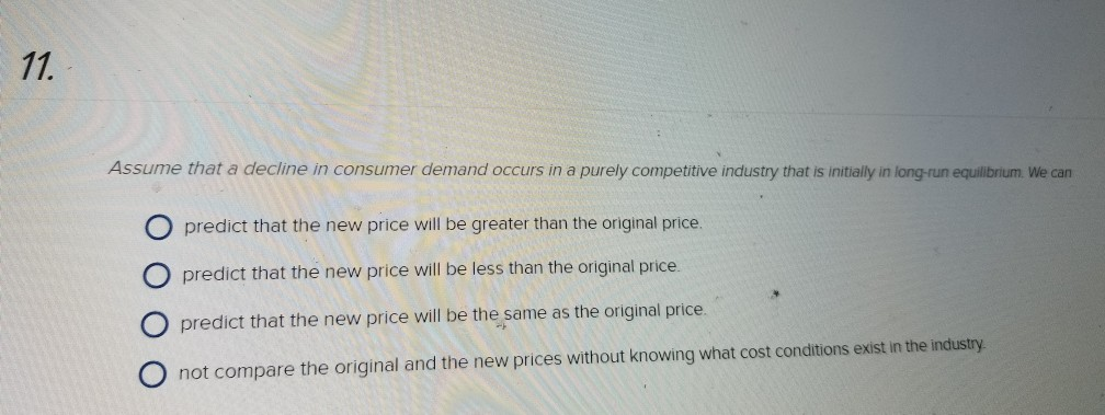 Solved Consumer surplus is the difference between the | Chegg.com