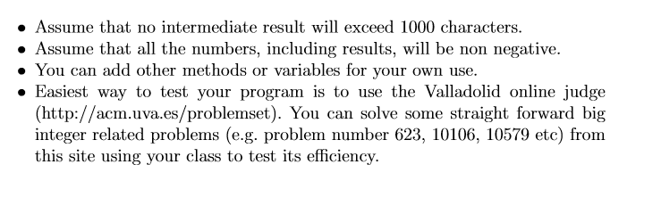 Solved In this assignment, your task is to write a class in | Chegg.com