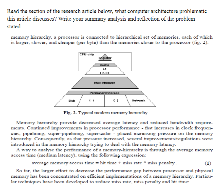 in which section of a research article would a reader