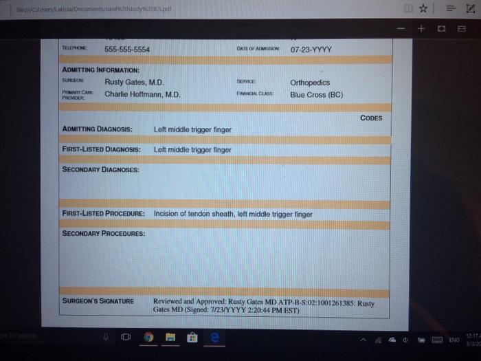 Solved Looking For Icd 10 Cm Or Cpt Codes For The Diagnosis 5289