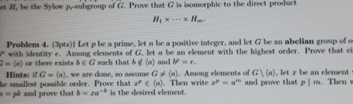 Solved Let p be a prime, let n be a positive integer, and | Chegg.com