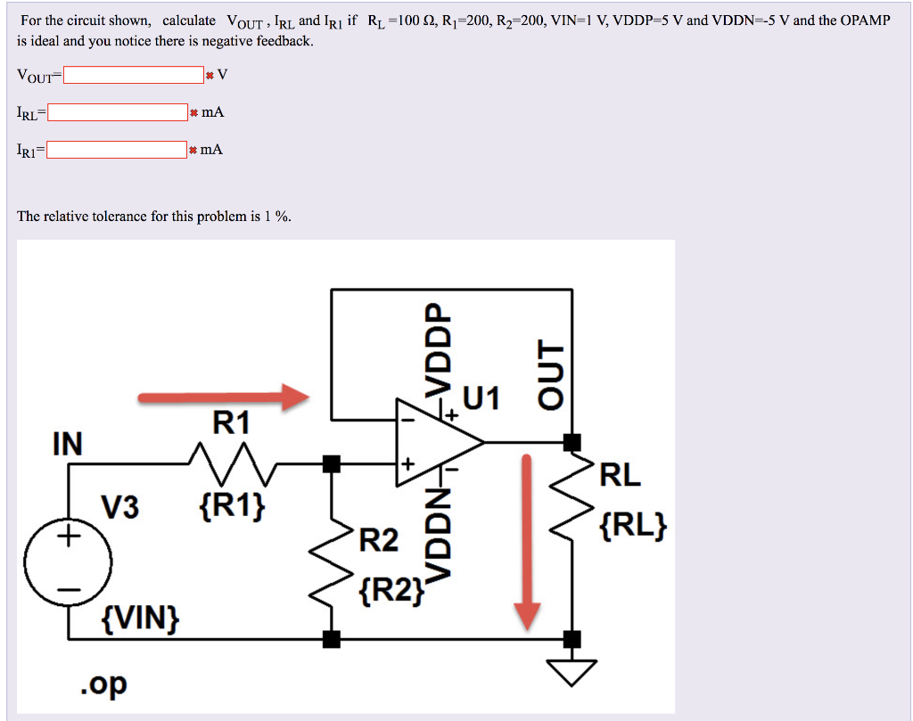 Solved For the circuit shown, calculate VOUT, IRL and Iri if | Chegg.com