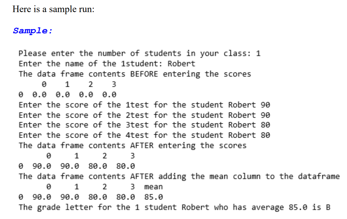 PYTHON This is Program 1. Use this program to alter | Chegg.com