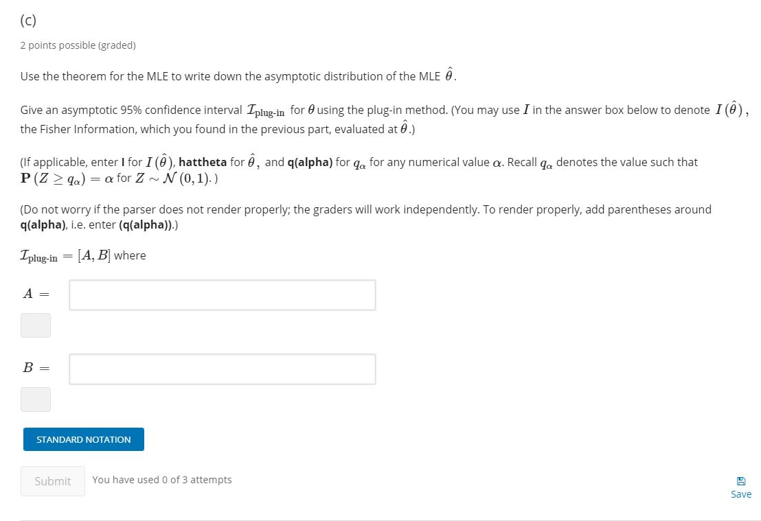 4. Maximum Likelihood Estimation, Tests, And | Chegg.com