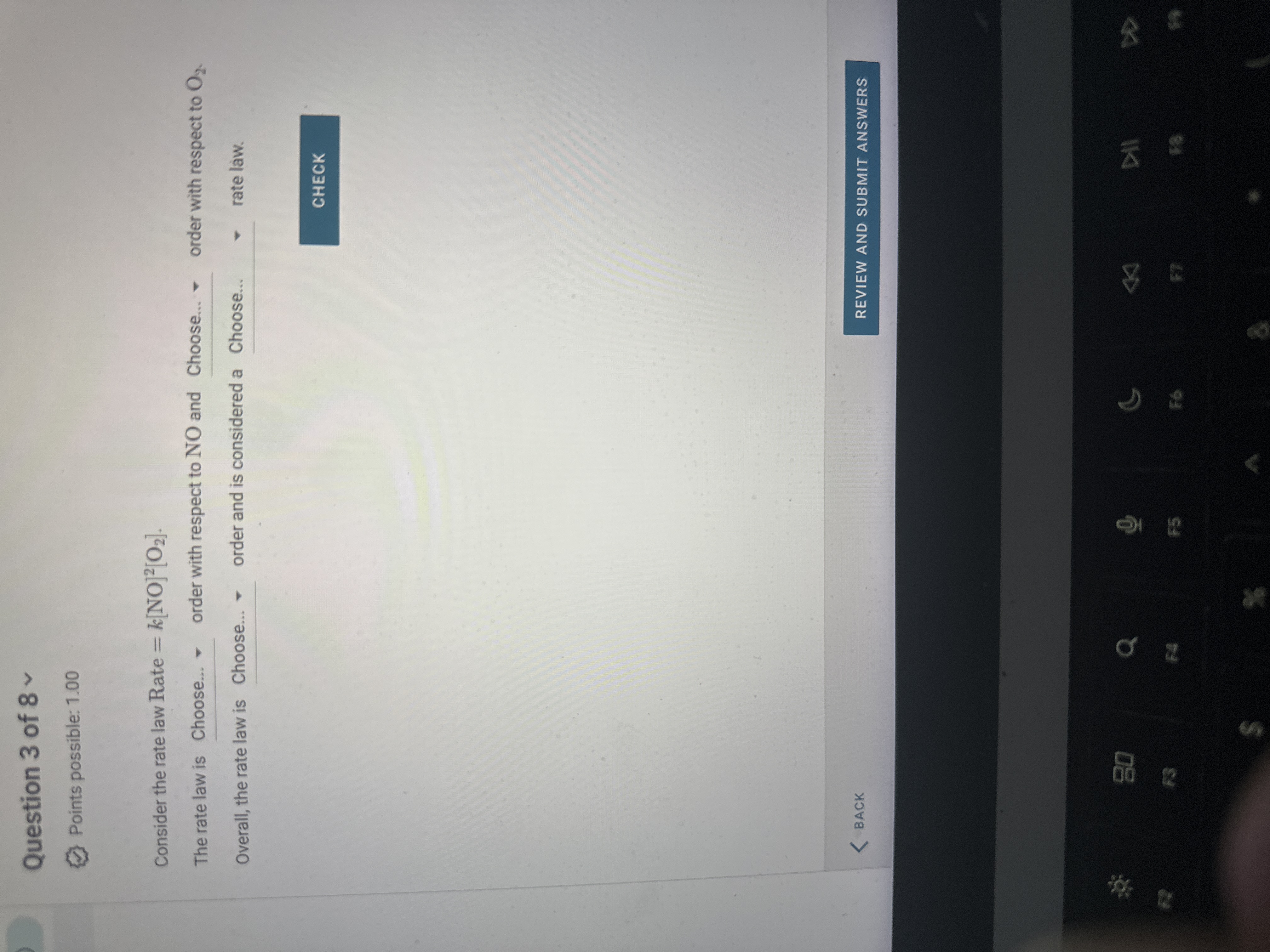 Solved Question 3 of 8 ﻿~Points possible: 1.00Consider the | Chegg.com