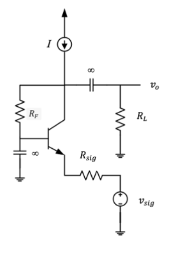 Solved (3) Consider The Amplifier Circuit Below. Produce The | Chegg.com