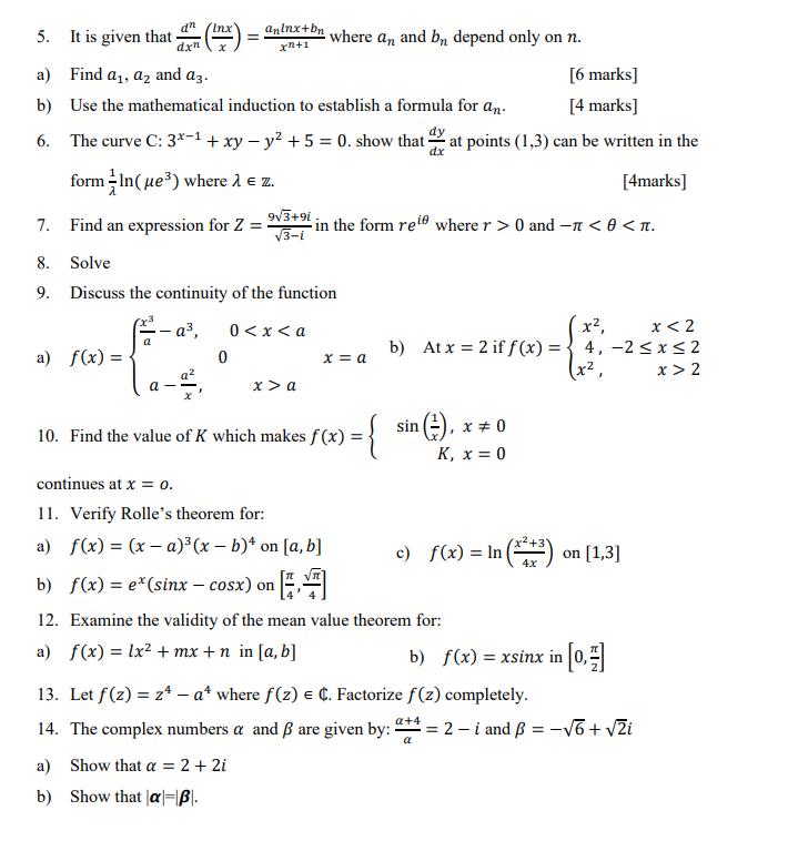 Solved The Polynomial Z + 3z2 + 6z + 10 Is Denoted By P(z). 