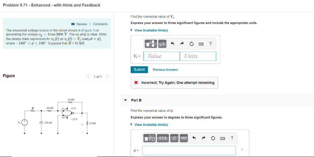Solved Problem 9 71 Enhanced with Hints And Feedback Find Chegg