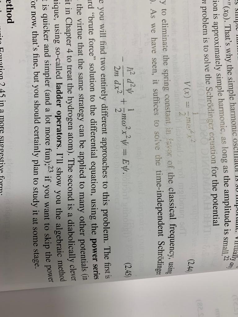 Mo Vo In Yo Constant 2h Vo X Ae 2x2 As Well Chegg Com
