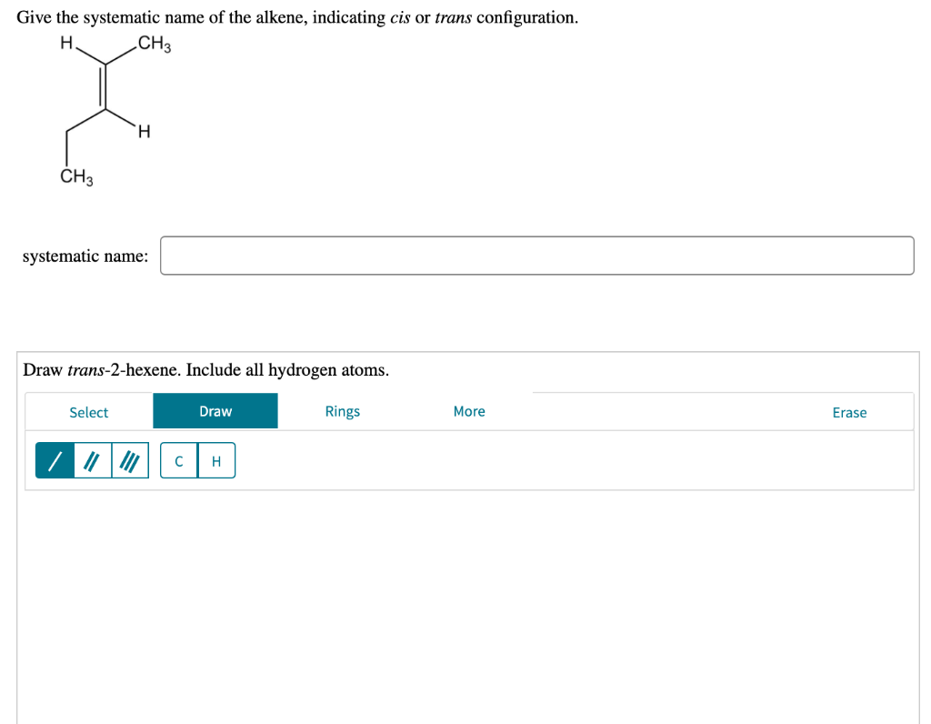 Solved Name The Alkyne Spelling And Punctuation Count сн