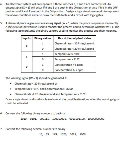 Solved 4 An Electronic System Will Only Operate If Three Chegg Com