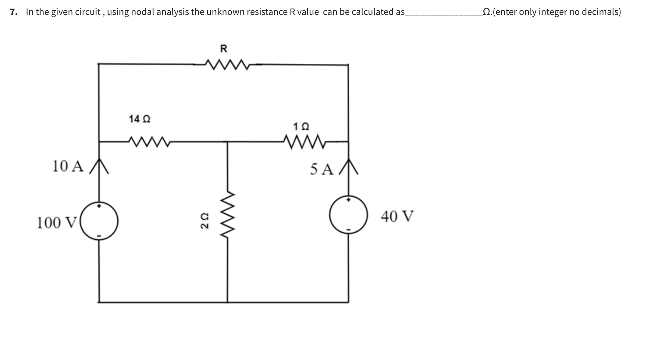 Solved 5. In the circuit given below, the power dissipated | Chegg.com