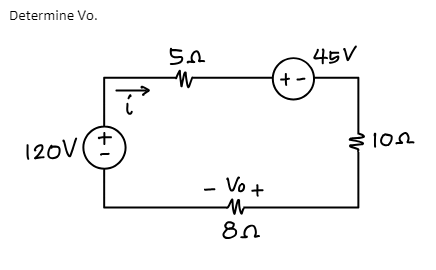 Solved Determine Vo. | Chegg.com