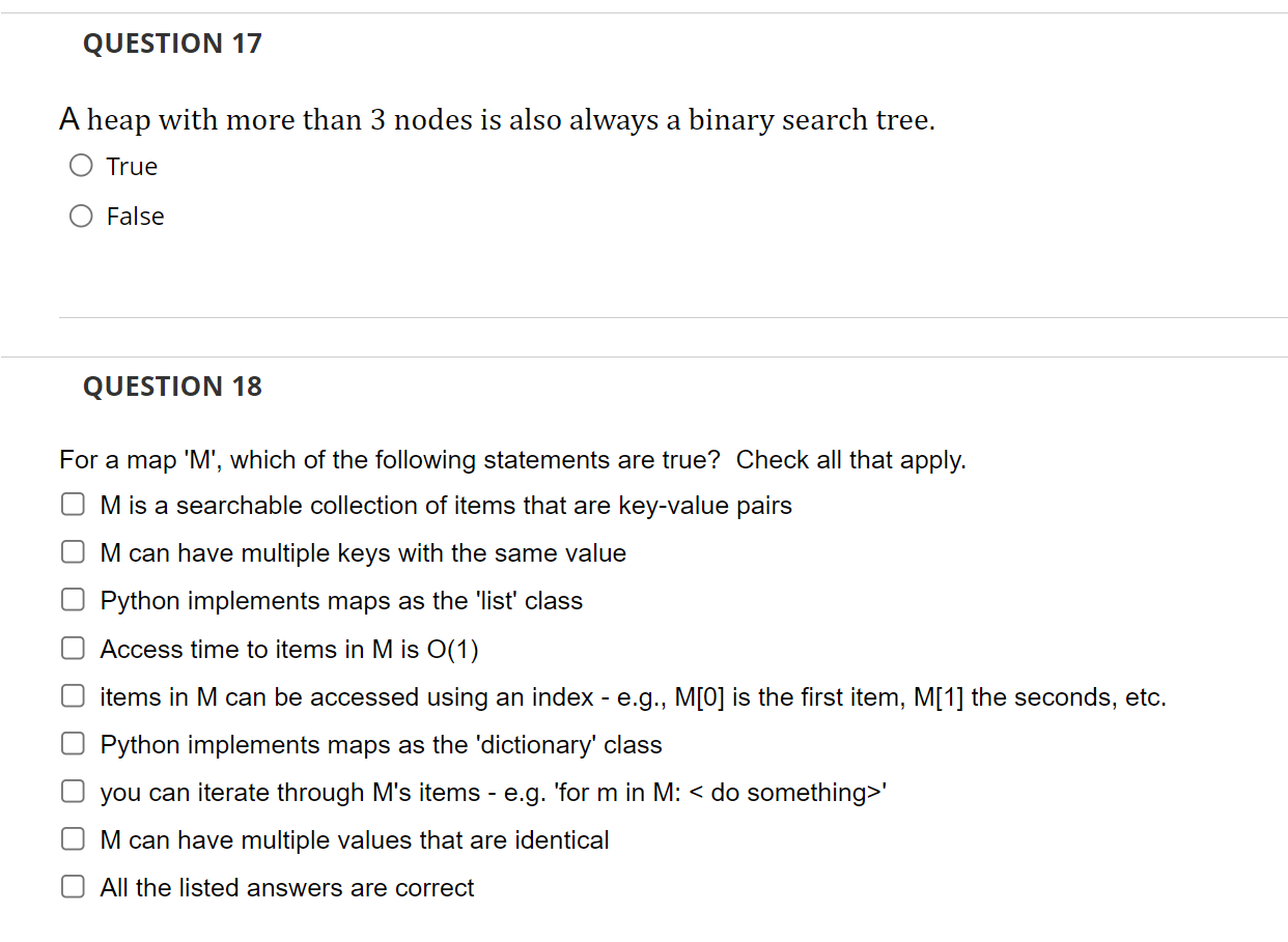 Solved A heap with more than 3 nodes is also always a binary 