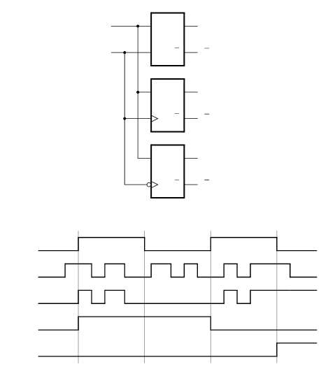 Figure 5 shows a circuit with three different storage | Chegg.com