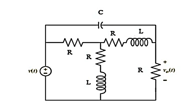 Solved Find the state space of the system,R=1,L=1,C=1 , | Chegg.com