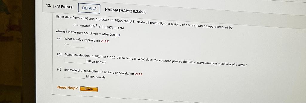 Solved Using Data From 2010 And Projected To 2030, The U.S. | Chegg.com