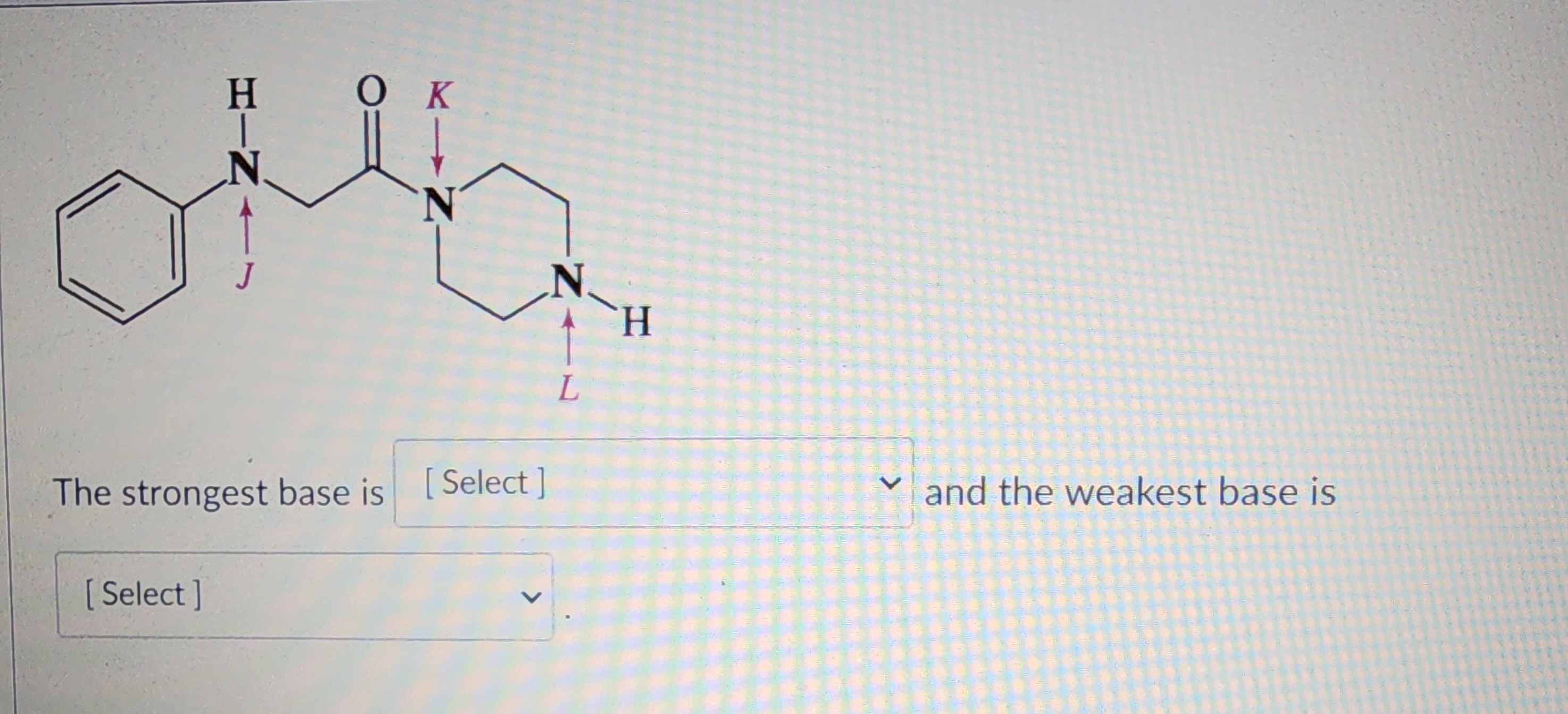 Solved The strongest base is and the weakest base is | Chegg.com