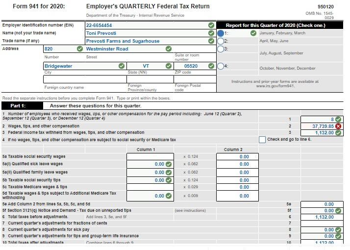 Solved: Electronically filing form 941