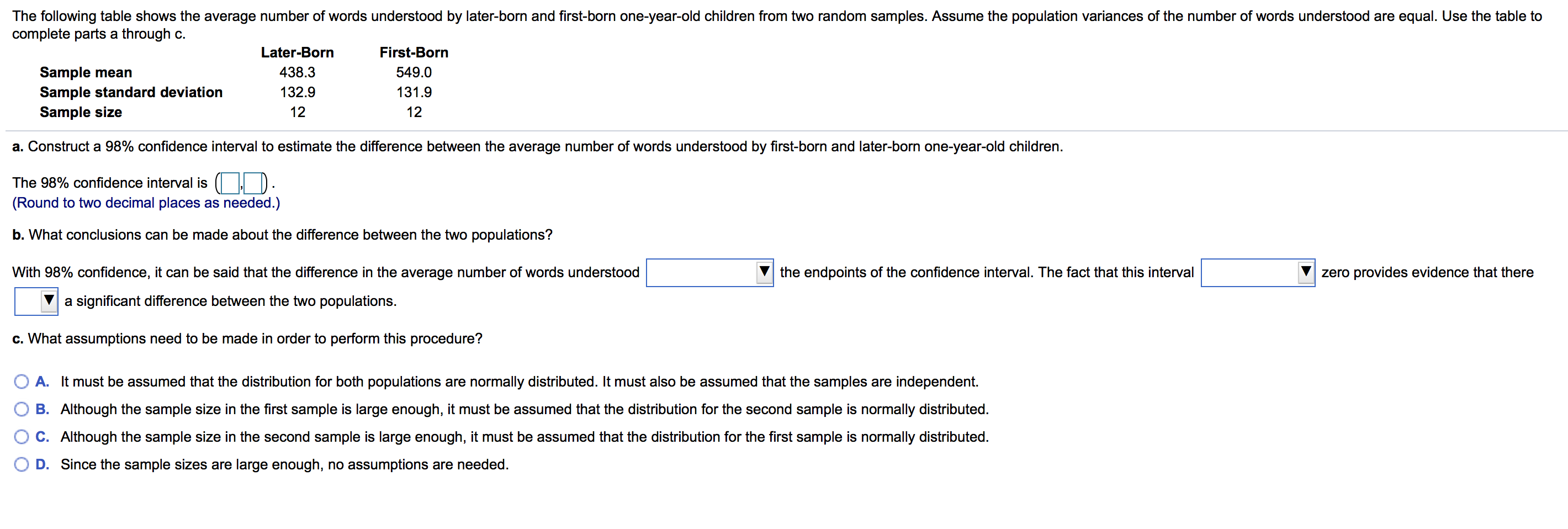 solved-the-following-table-shows-the-average-number-of-words-chegg