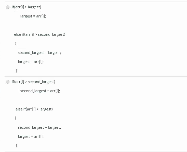 Solved Suppose a program is supposed to find the second | Chegg.com