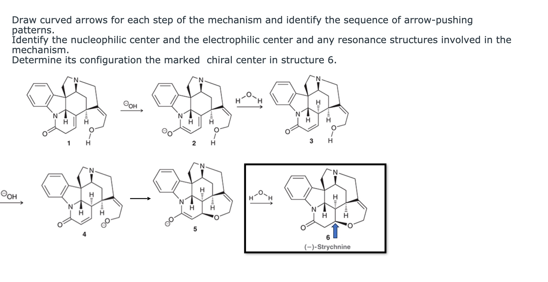 Solved Draw curved arrows for each step of the mechanism and | Chegg.com