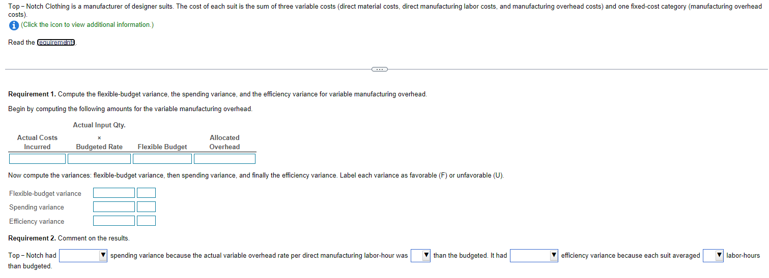 TopNotch Clothing is a manufacturer of designer