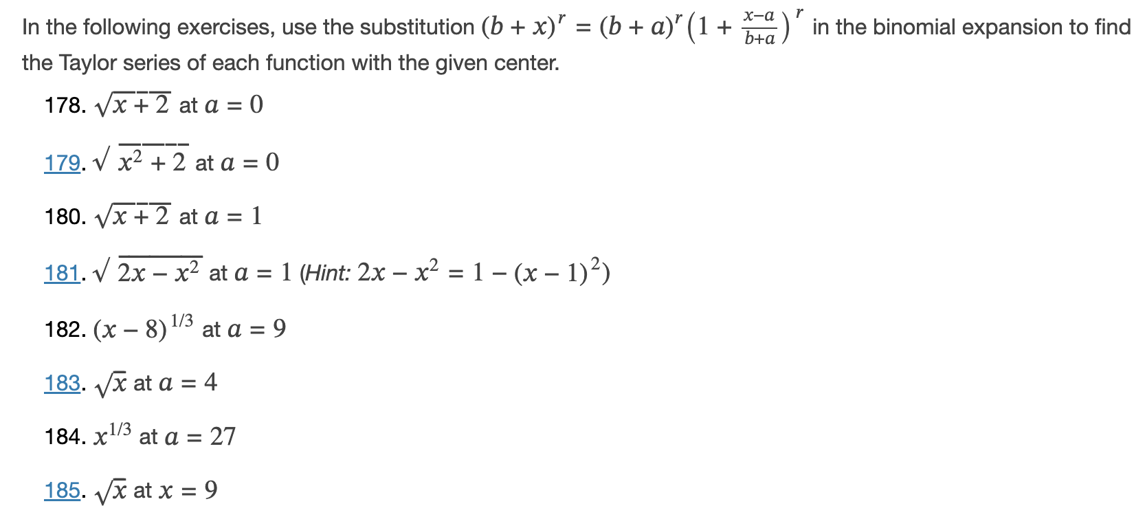 Solved In The Following Exercises, Use The Substitution | Chegg.com