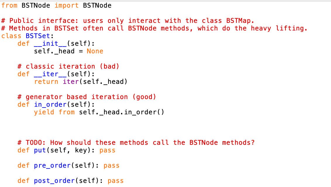 Tree Traversal Iterators Tree traversal is inherently | Chegg.com