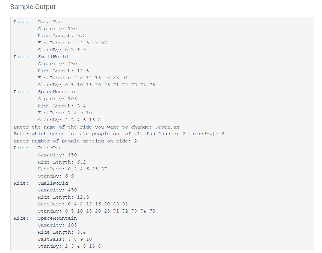Solved UML is on Blackboard Implement the Ride class. The | Chegg.com