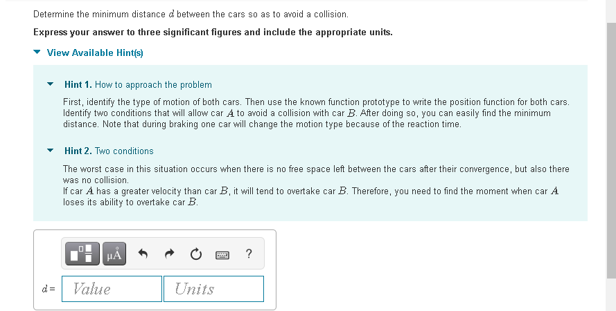 Solved Car B Is Traveling A Distance D Ahead Of Car A. Both | Chegg.com