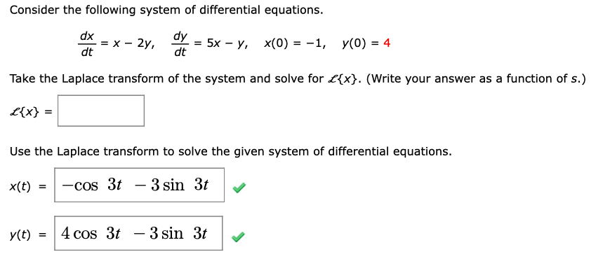 Solved Consider the following system of differential | Chegg.com