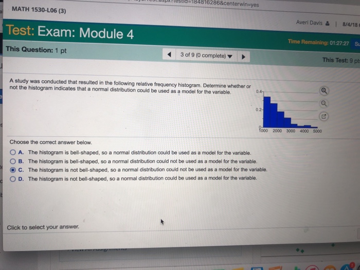 Solved o.aspaPlestila-1848162868centerwin-yes MATH 1530-L06 | Chegg.com