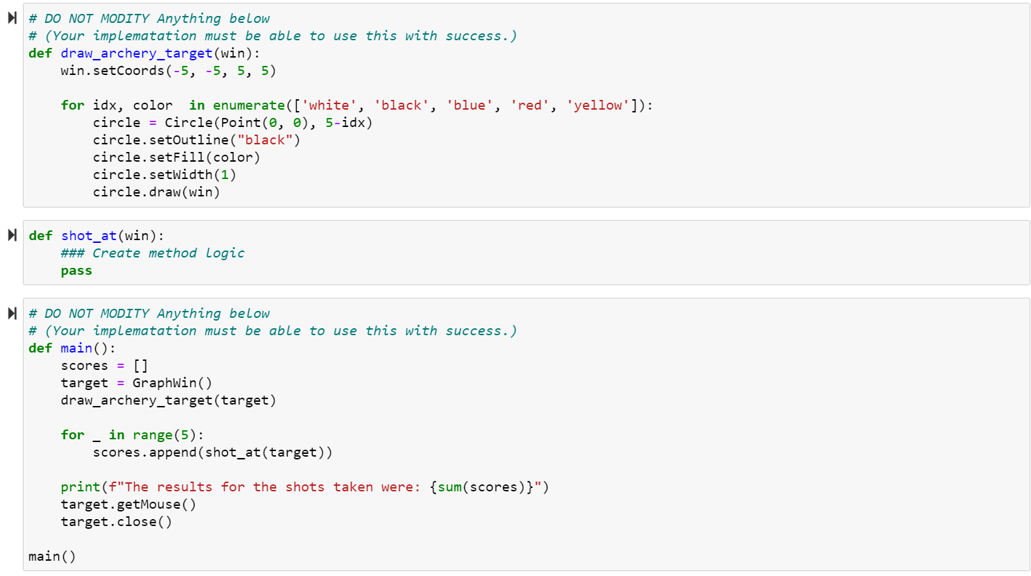 Solved Coding exercise #C5 Archery Scorer. Write a program | Chegg.com