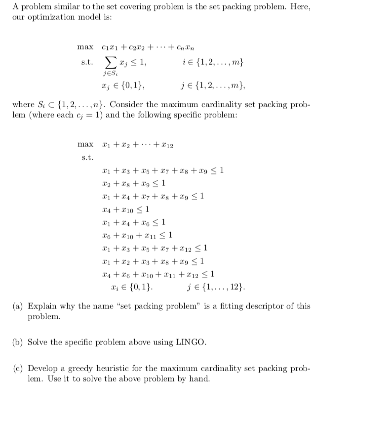 a-problem-similar-to-the-set-covering-problem-is-the-chegg