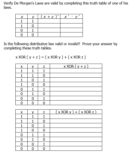 How To Verify A Truth Table | Brokeasshome.com