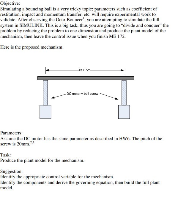 Objective: Simulating a bouncing ball is a very | Chegg.com