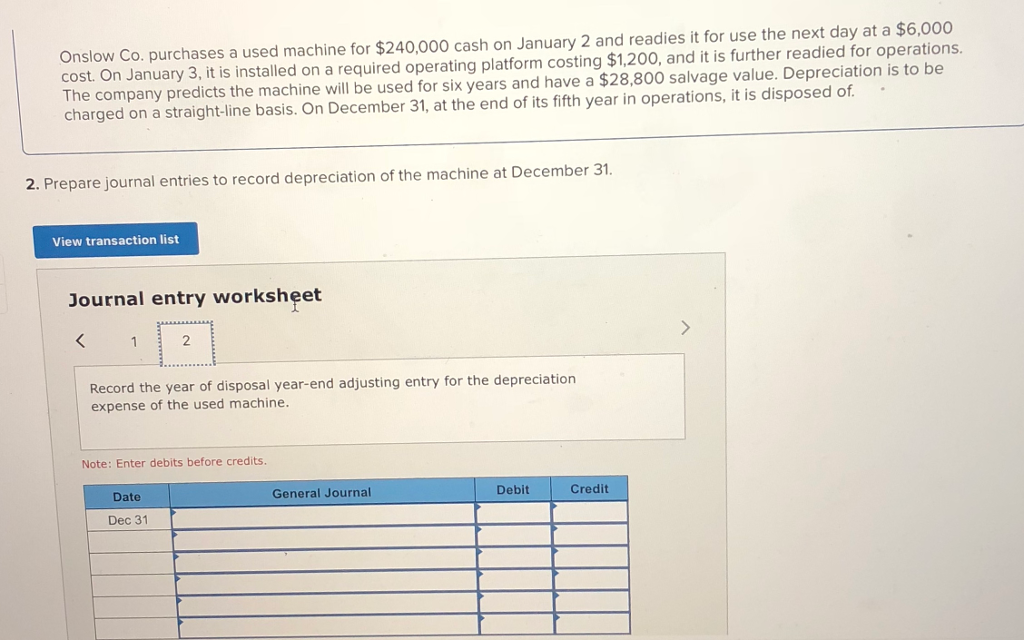 Solved Onslow Co Purchases A Used Machine For 240 000 Cash Chegg solved-onslow-co-purchases-a-used-machine-for-240-000-cash-chegg